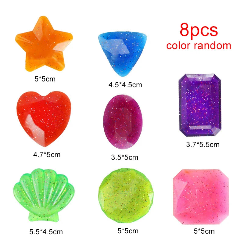 Simulated Goldfish/Gemstone Plastic Summer Pool Decoration Fishing Accessory Diving Prop Entertainment Water Play Equipment TMZ