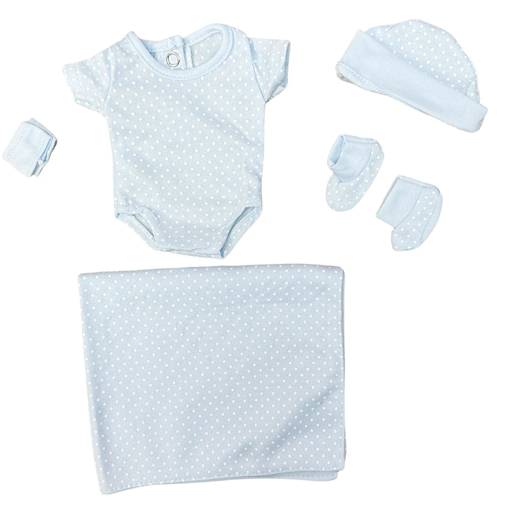 10 Inch Doll Clothes Set - 6 Handmade Styles