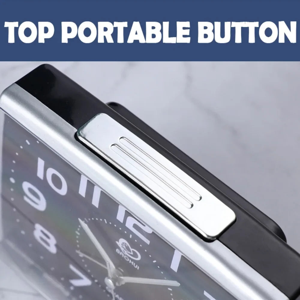 Đồng Hồ Báo Thức Để Bàn Nhỏ Gọn Yên Tĩnh Tiện Lợi