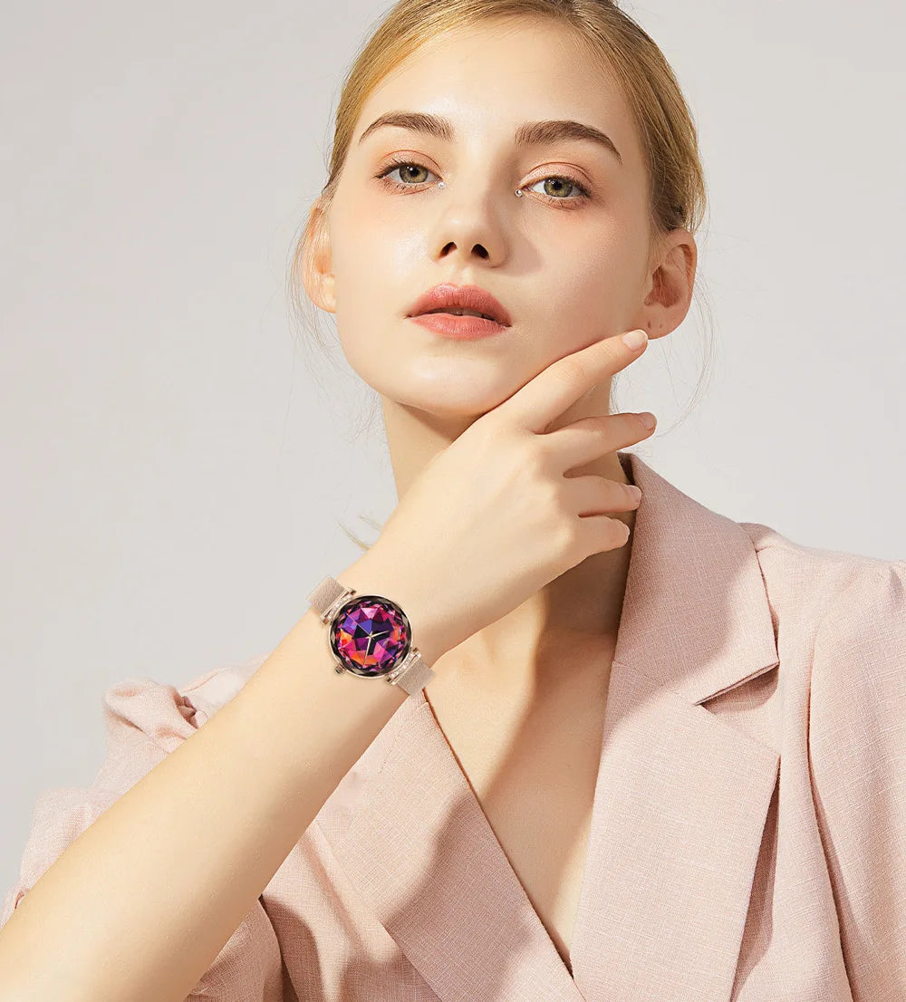 Đồng hồ thông minh nữ AMOLED 1.19 chống nước IP68