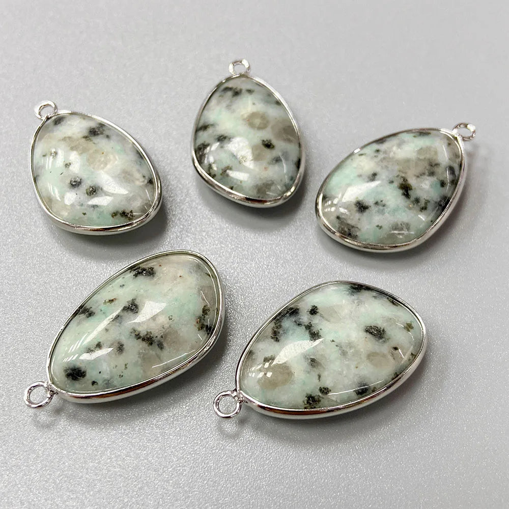 20x30mm Lapis Quartz Natural Stone Pendant DIY