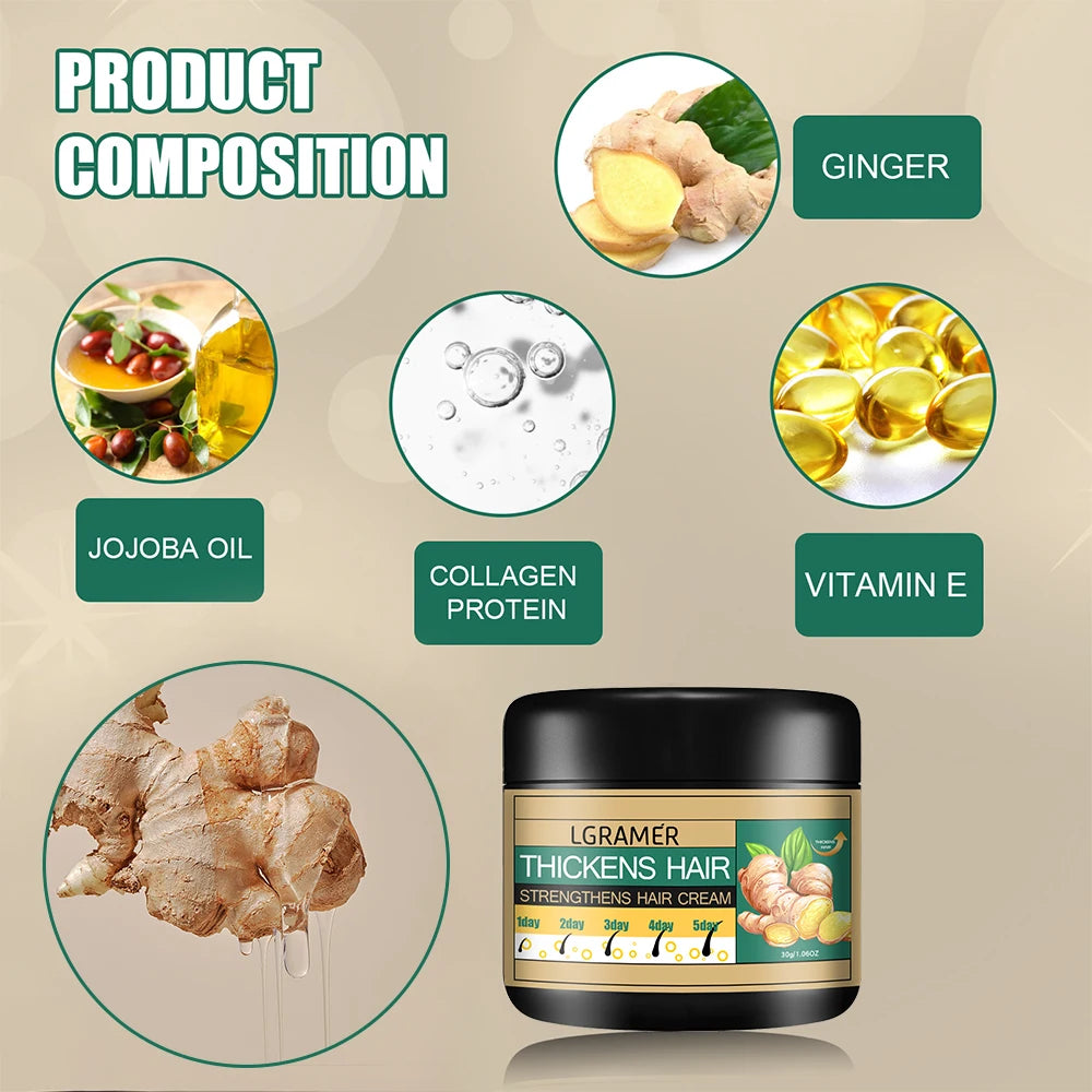 Ginger Conditioner Nourishes and Repairs Dry, Split Ends Hair