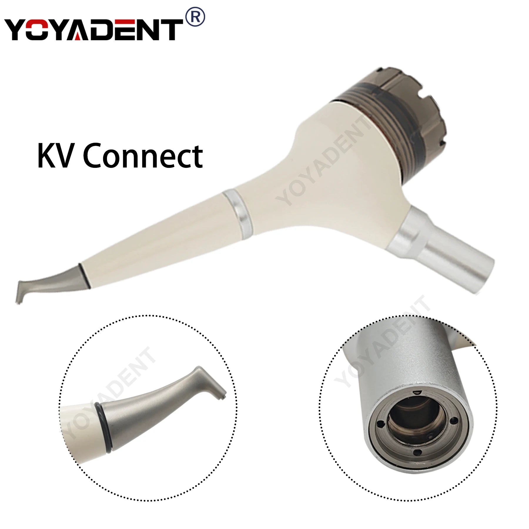Dental Air Prophy Jet Polisher Tooth Whitening Sandblasting Gun For 65μm Supragingival Sandblasting Powder Fit NSK KAVO