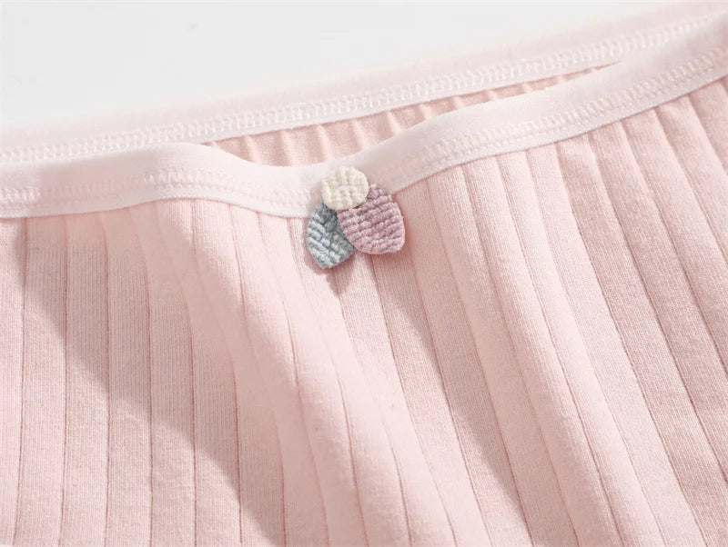 Sexy Cotton Women's Underwear 4 Pieces - Sports String