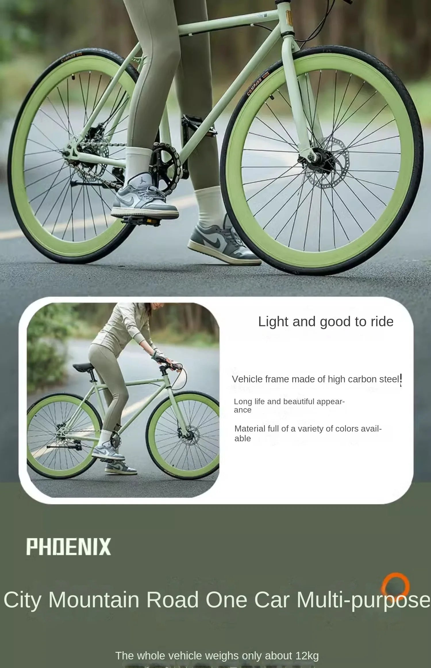 700C*28C curved road bicycle breaking wind aluminum alloy frame women's Road Racing Bike retro 27/30 speed student bicicleta - Daisan Mart
