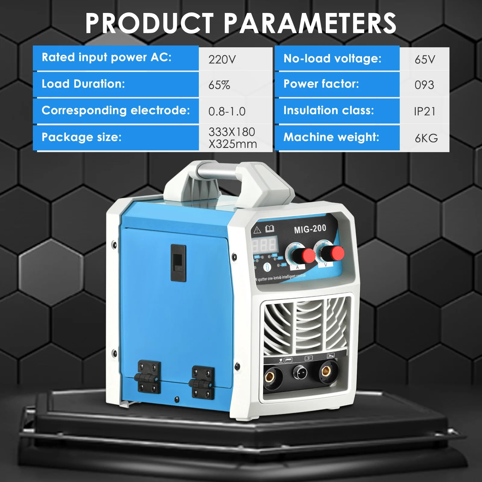 3-in-1 ARC/MIG/TIG Welding Machine Portable Digital MIG Welder IGBT MMA Gas No Gas Soldering Welding Iron Steel Stainless Steel - Daisan Mart
