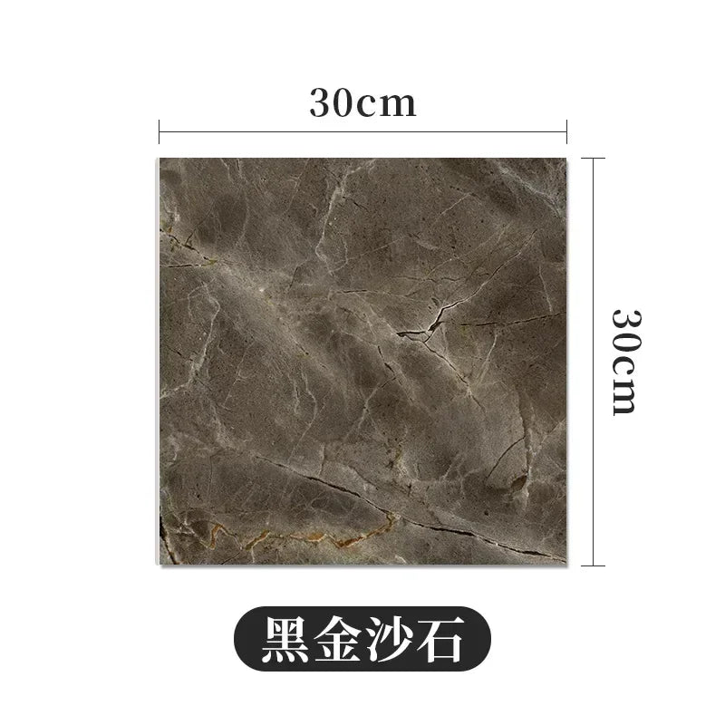 30*30CM Ins Modern European Style Simulation Tile Wall Sticker Waterproof Moisture-proof Bathroom Toilet Kitchen Wall Decoration
