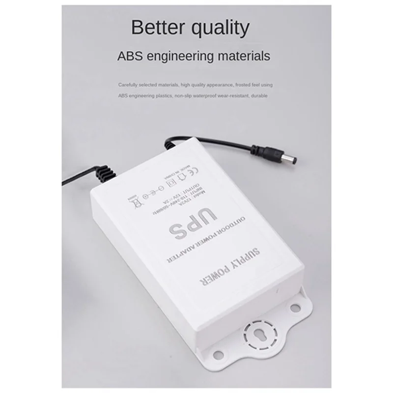 Mini Backup Power 12V-2A For Modem, Camera, Router