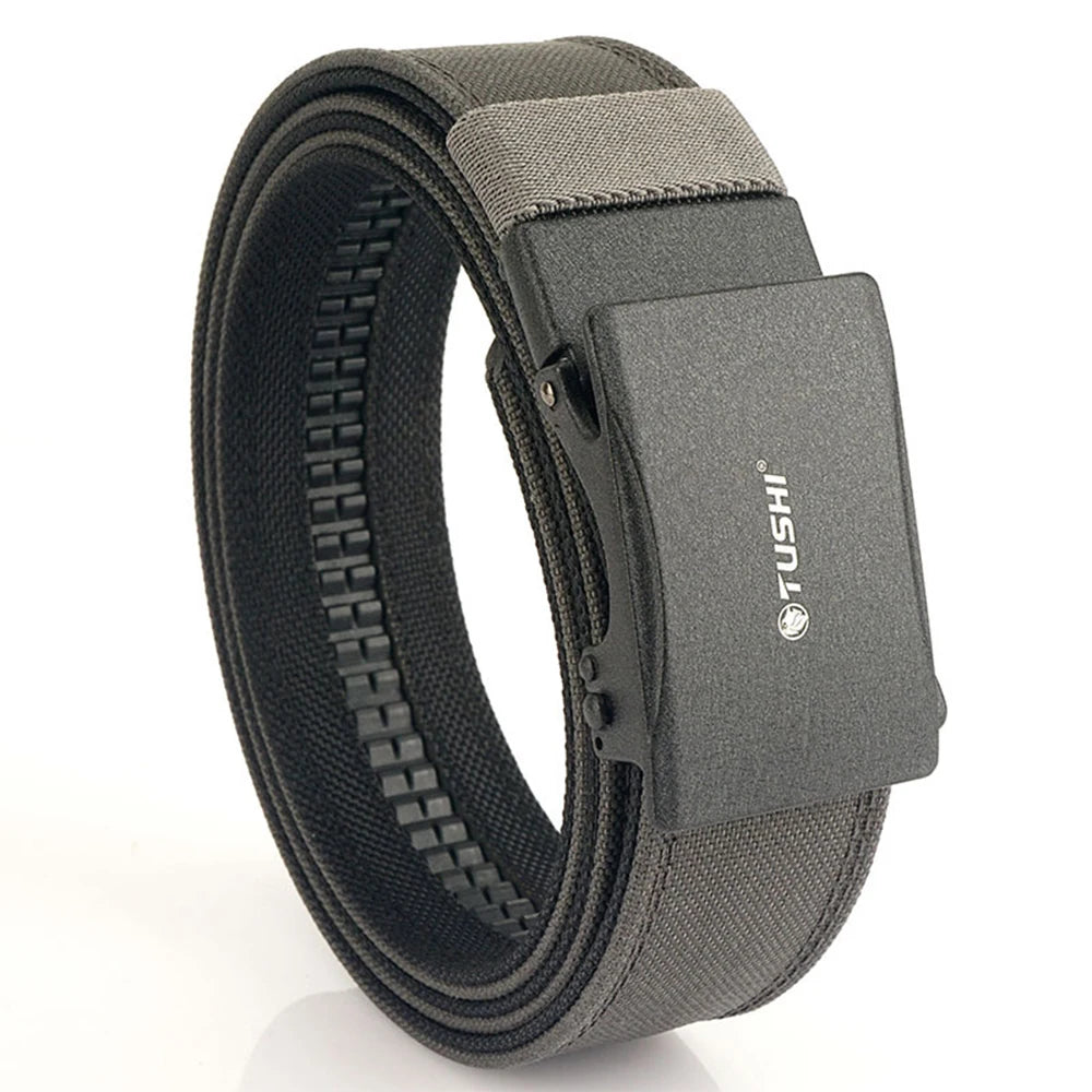 Thắt lưng nam TUSHI 3.8cm vải nylon dày đa năng tự động - Daisan Mart