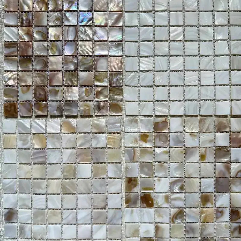 Shell Mosaic Tile Natural White Mother of Pearl Wall Backsplash Bathroom Tiles fish scale sheet kitchen 91