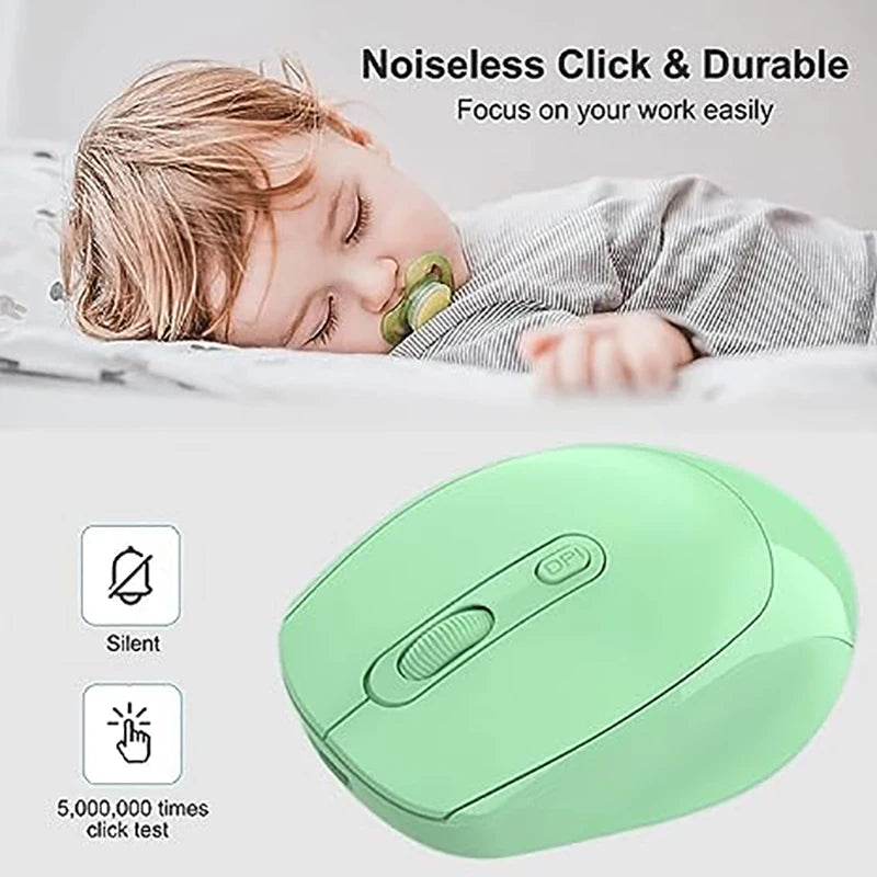 Chuột Không Dây 2.4G Ergonomic cho Laptop & PC
