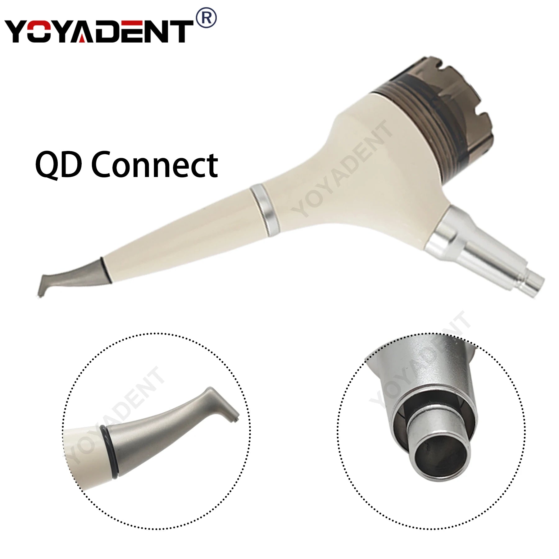 Dental Air Prophy Jet Polisher Tooth Whitening Sandblasting Gun For 65μm Supragingival Sandblasting Powder Fit NSK KAVO