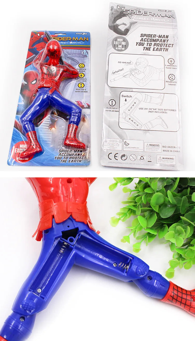 Glowing Crawling Super Hero Toys for Kids