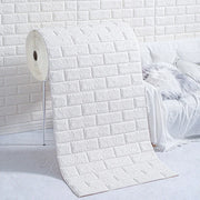 3D waterproof self-adhesive brick-like wall panels