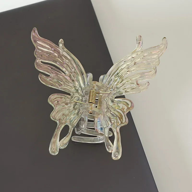 Vintage Butterfly Hair Clip - Acrylic Hair Jewelry