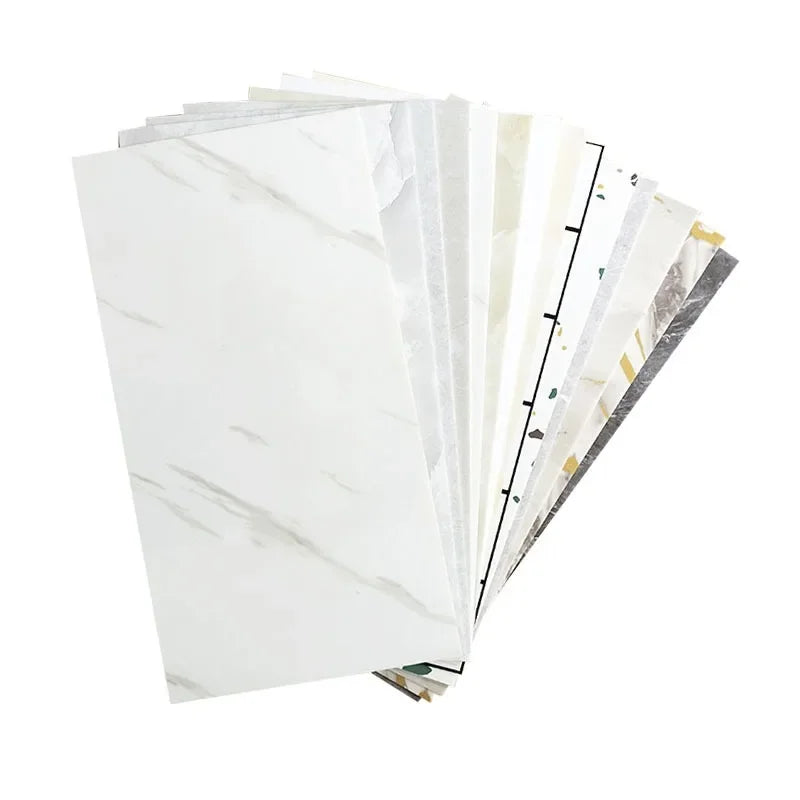 10/30PCS 30cmx60cm Bathroom Tile Waterproof Sticker Thick Self-adhesive Floor Sticker Marble PVC Indoor Wall Sticker