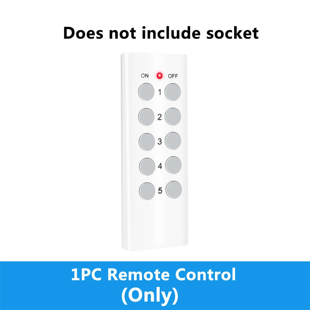 Ổ Cắm Thông Minh RF 433MHz Điều Khiển Từ Xa Đa Năng