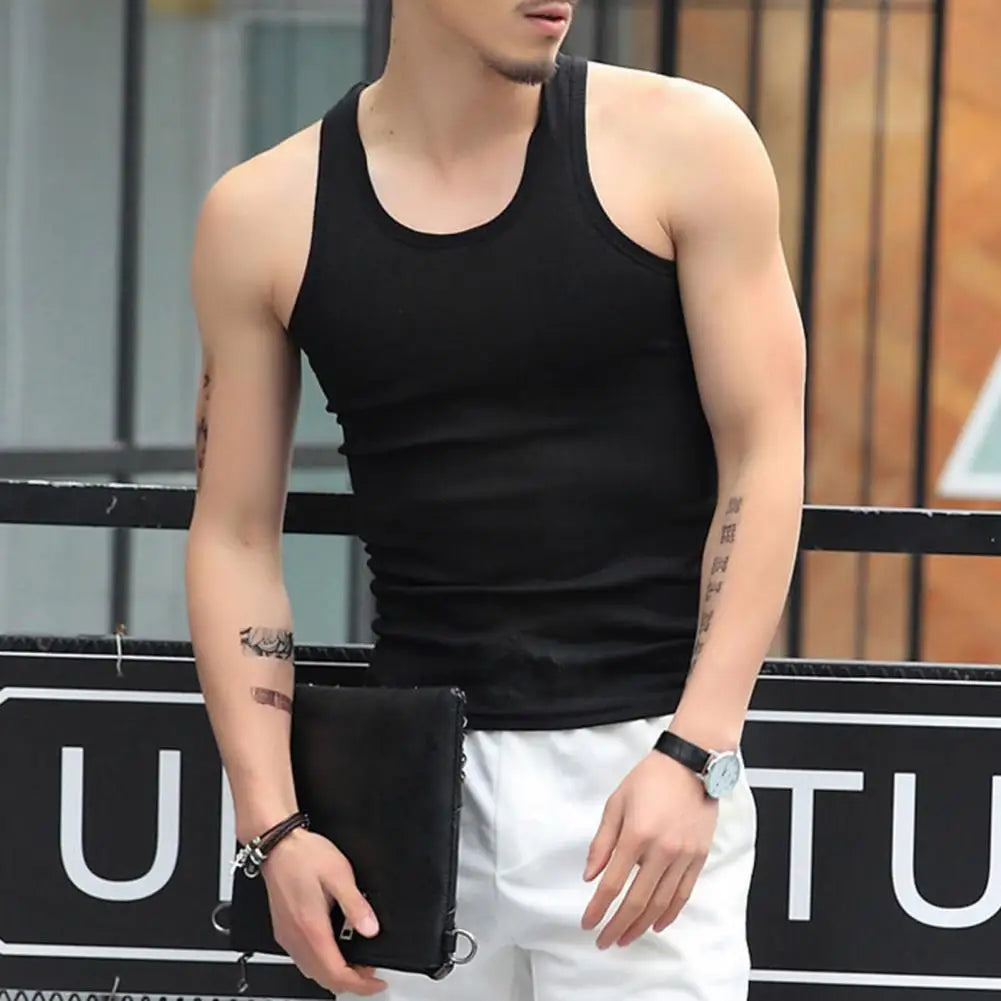 Áo Ba Lỗ Nam Ôm Body Tập Gym Thoáng Khí Mùa Hè