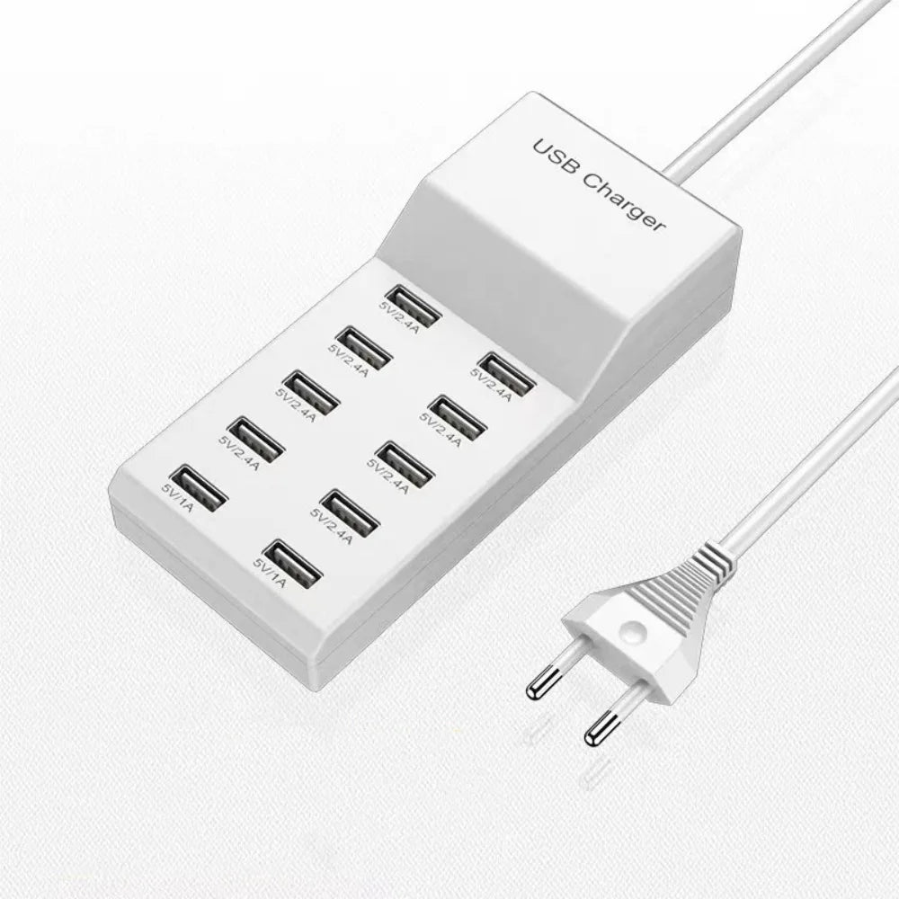 Sạc Nhanh 10 Trong 1 USB-C 50W Đa Cổng PD Quốc Tế
