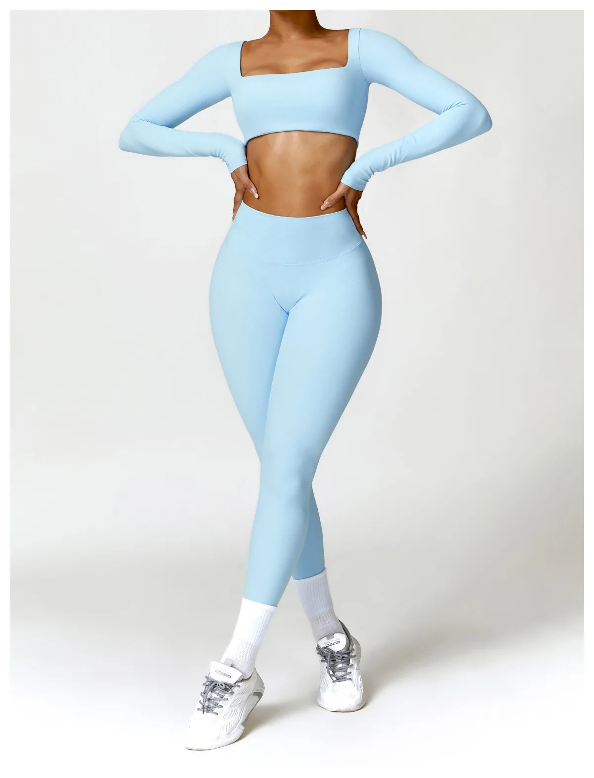 Áo Thể Thao Nữ Dài Tay Tập Gym Yoga Chạy Bộ Năng Động - Daisan Mart