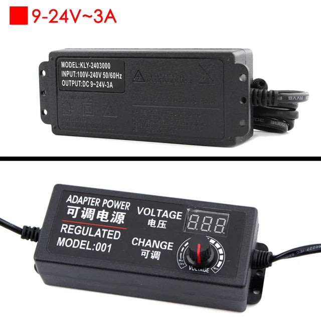 Nguồn chuyển đổi đa năng AC-DC 3-24V có màn hình hiển thị