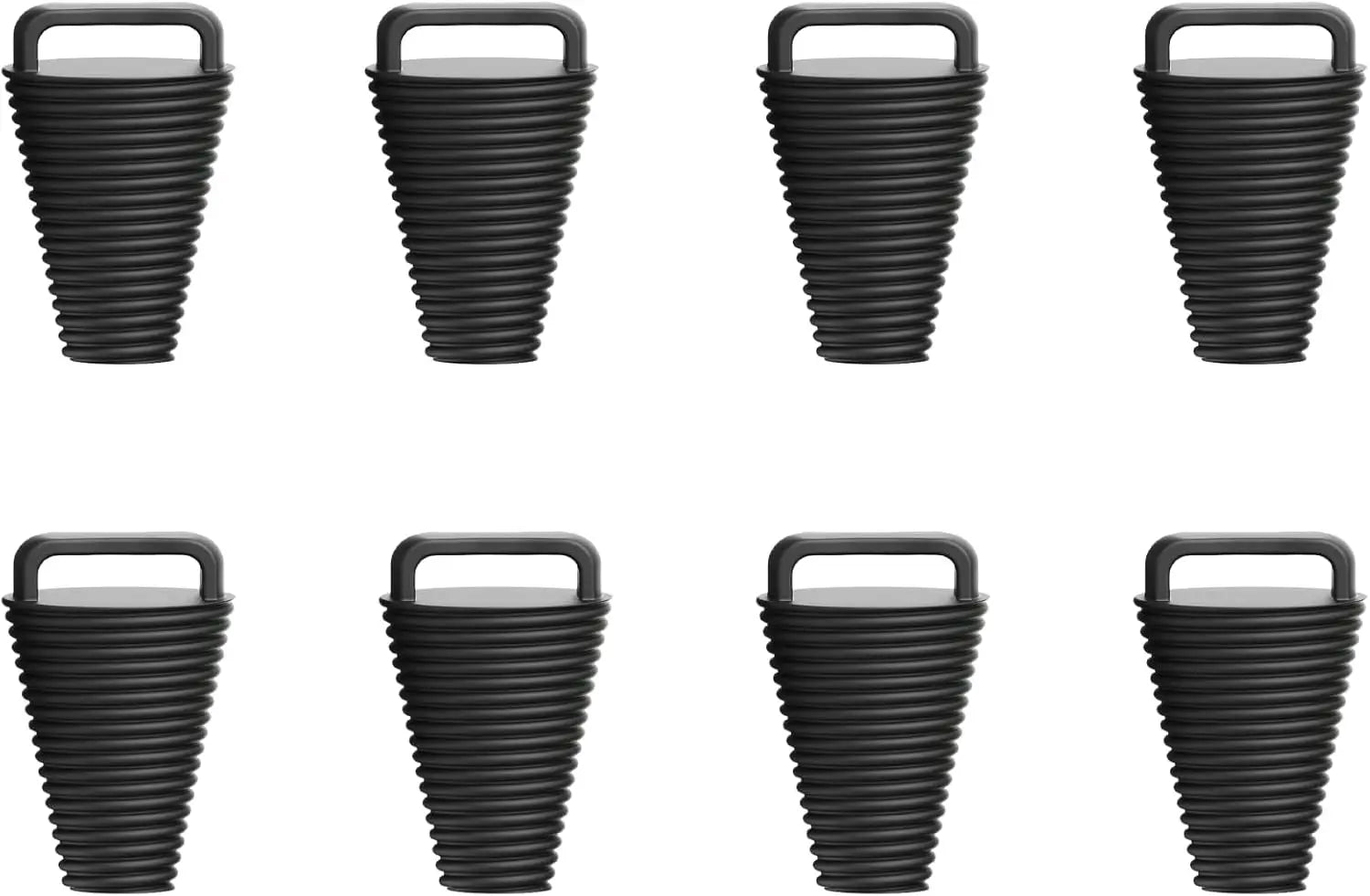8 Pcs Kayak Scupper Plugs Kit with Silicone Handles 2 Sizes Scupper Plugs Drain Holes Stopper Non-Slip Easy Installation