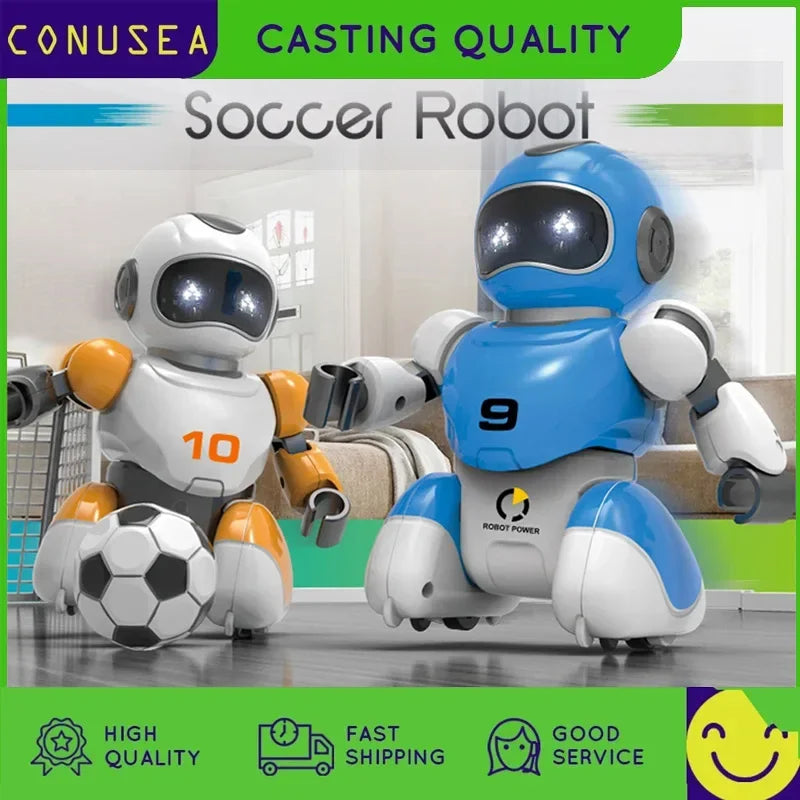 RC Soccer Robot Smart Kids Robots Remote Control Football Battle Toys Parent-Child Electric Toys Physical Sports Educational Kid - Daisan Mart