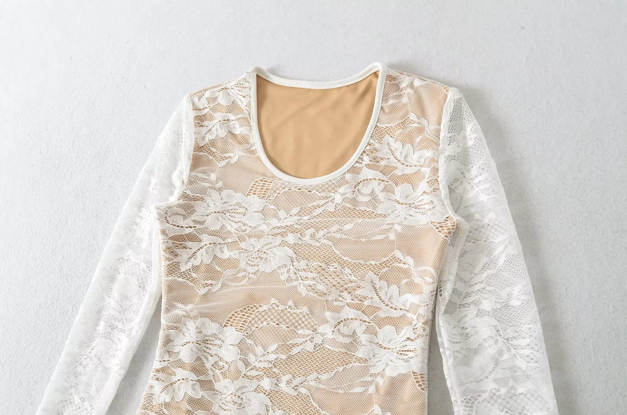 Sexy Lace Bodysuit 2025 - 2 Colors Long Sleeves