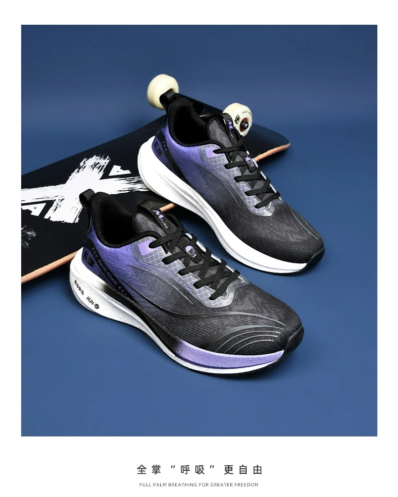 Giày Thể Thao Đế Carbon Chạy Bộ Nhẹ Êm Thoáng Khí
