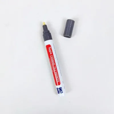 Ceramic Tile Pen Wall Grout Restorer Pen Repair Marker Grout Filler Pen for Restoring Tile Wall Floor Bathrooms Kitchen White