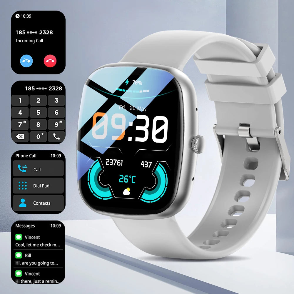 Smartwatch 2024 Màn Hình 1.83 Gọi & Thể Thao Đa Năng