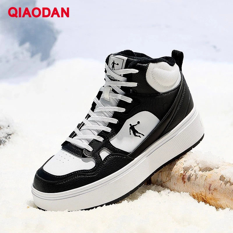 QIAODAN 2025 Women's Slides - Classic Black and White