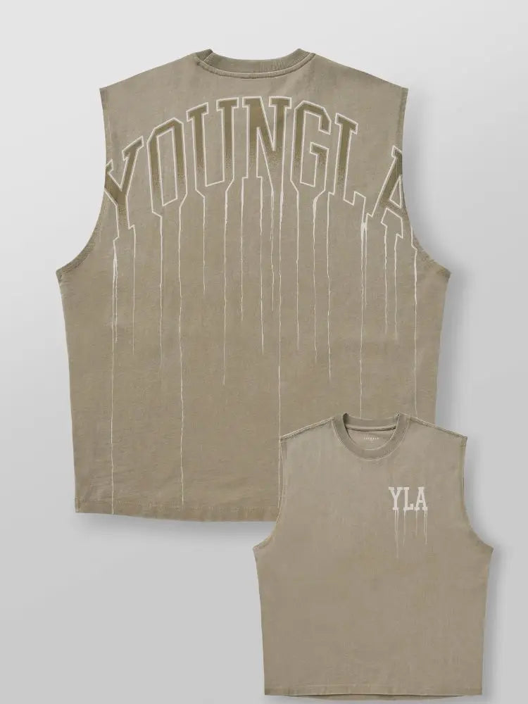 2025 Cotton Men's Sports Tank Top Gym Sleeveless