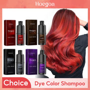 Natural Black Hair Dye Shampoo - Non-Irritating