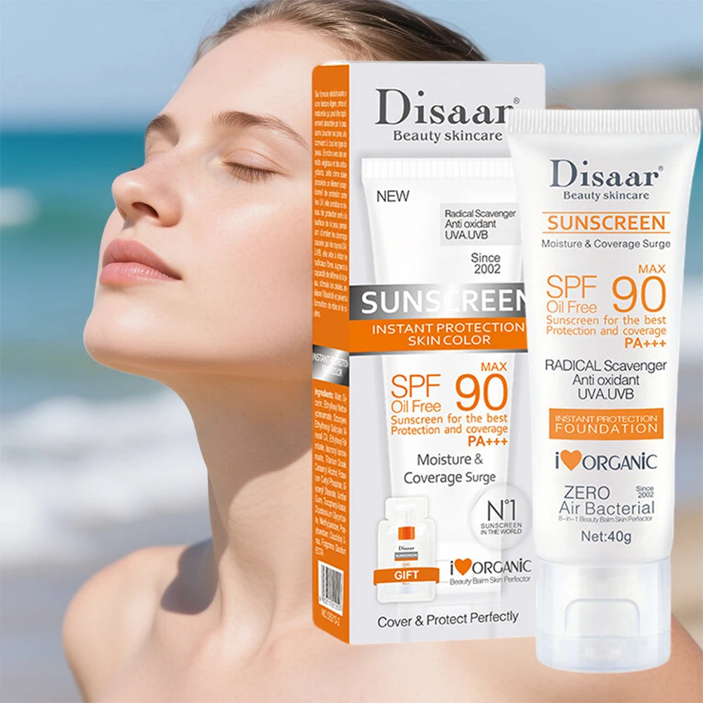 Facial Sunscreen Cream SPF 90+ SPF 50+ Sunblock Skin Protective Solar Lotion Original Facial Body Moisturizing UV  Sun Cream - Daisan Mart
