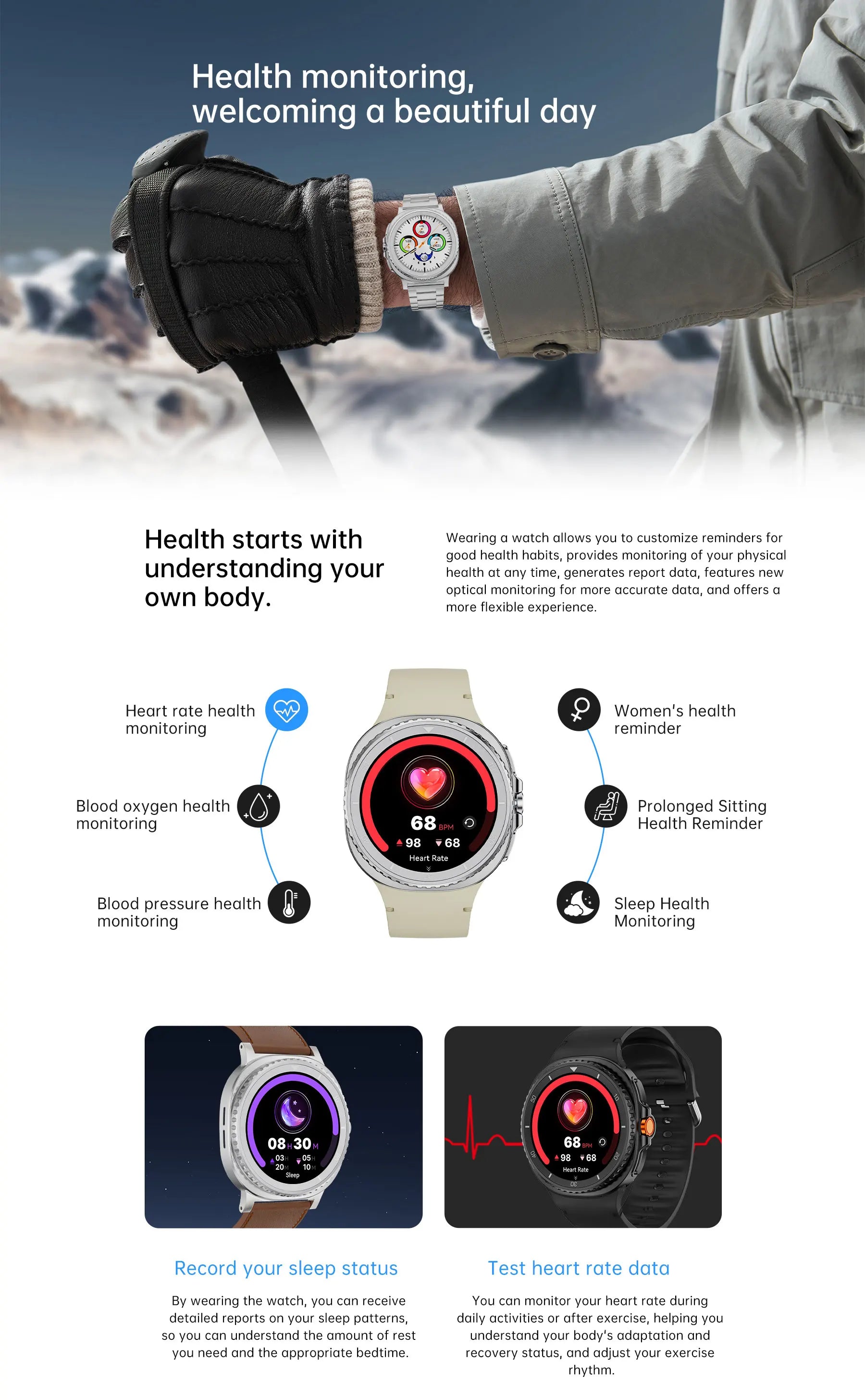 Đồng Hồ Thông Minh SK46 Classic Màn Hình AMOLED 1.32