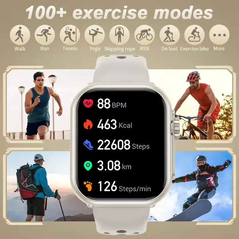 Đồng Hồ Thông Minh 1.85 AMOLED Chống Nước IP68