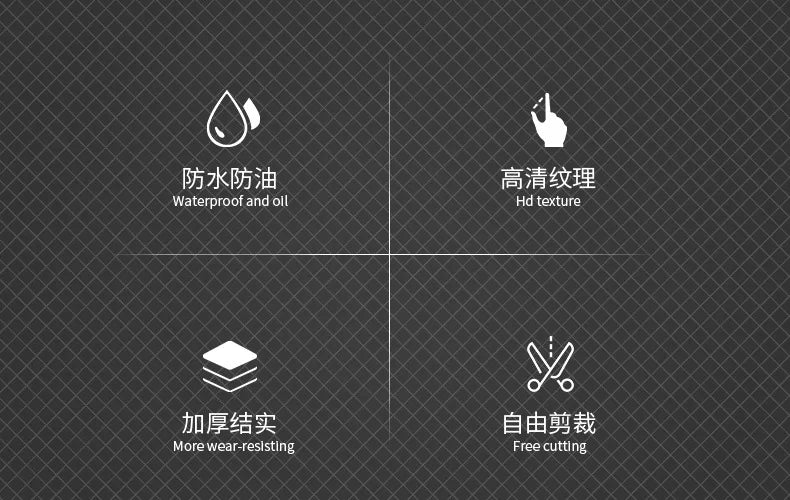 60cm Marble Vinyl Film Self Adhesive Wallpaper Bathroom Kitchen Cupboard Countertops Contact Paper PVC Waterproof Wall Stickers