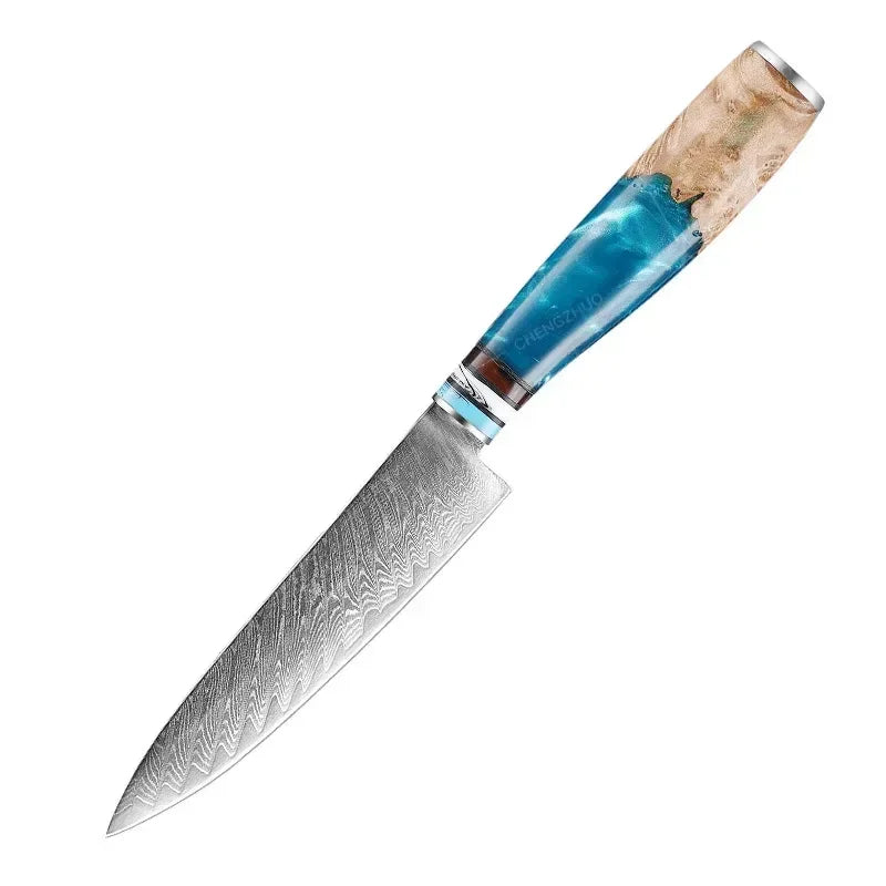 Damascus Kitchen Knife Set - Sharp and Multi-Purpose Japanese