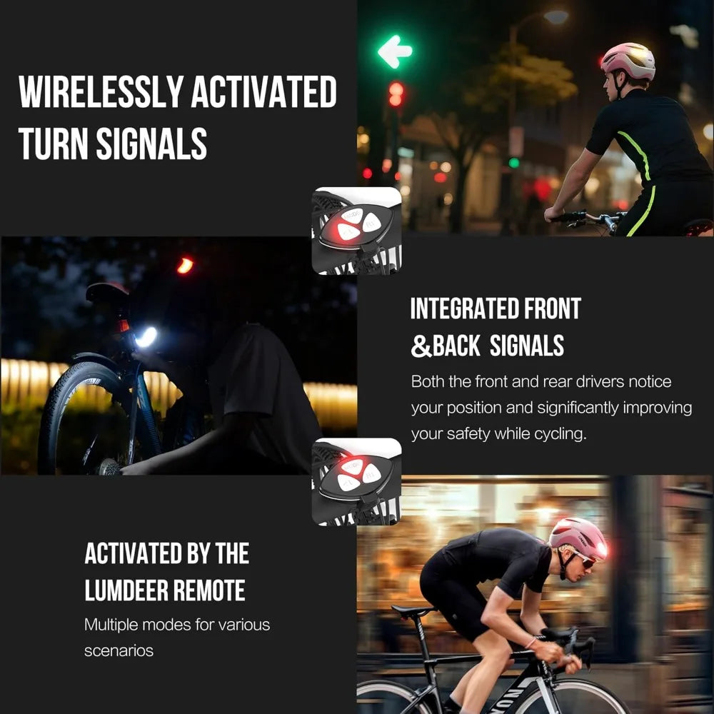 HelmetPro: LED Bicycle Helmet &amp; Magnetic Goggles