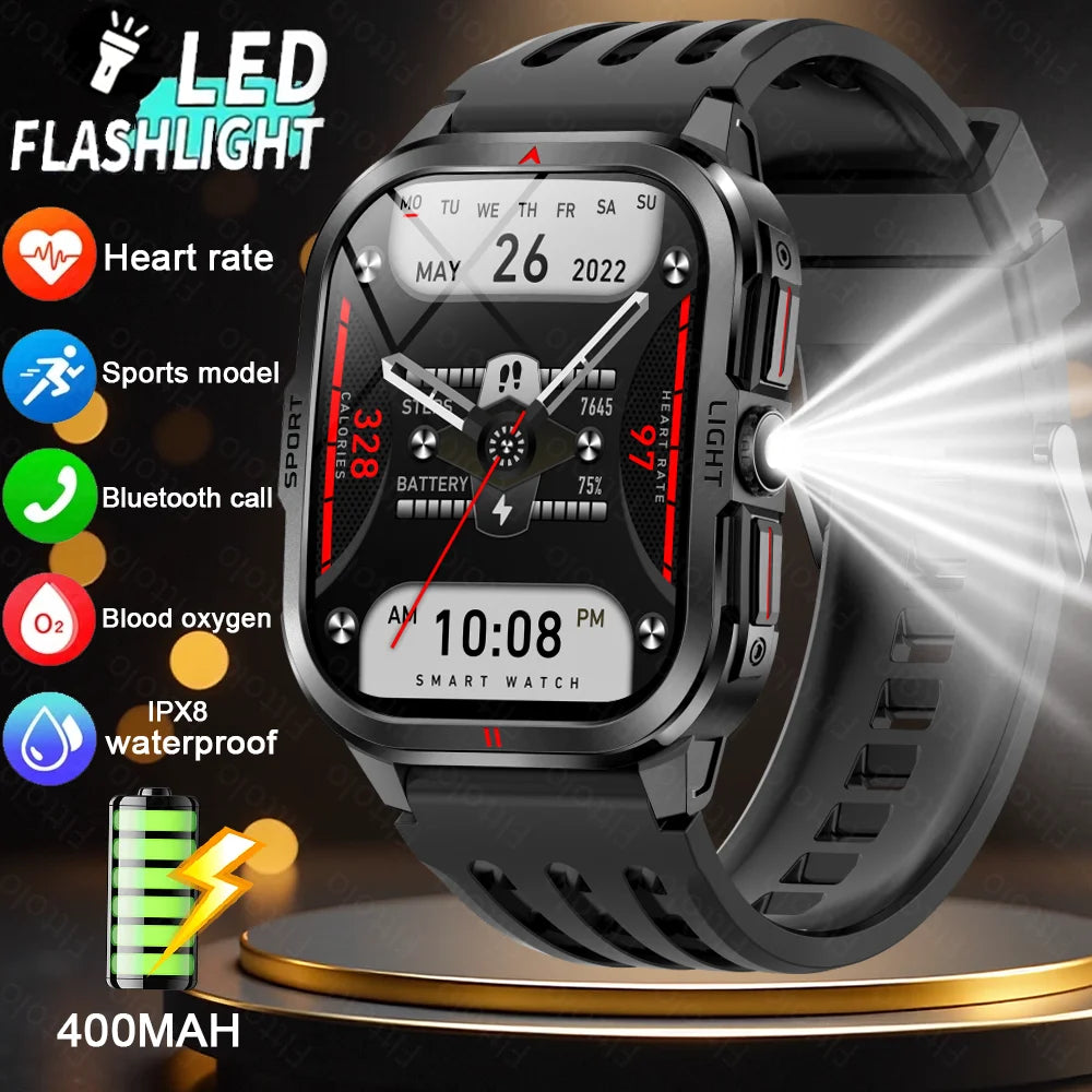 Đồng Hồ Thông Minh Nam 2025 2.01 HD, Gọi Bluetooth