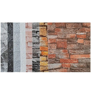 Giấy Dán Tường 3D Giả Gạch Chống Thấm Tự Dán