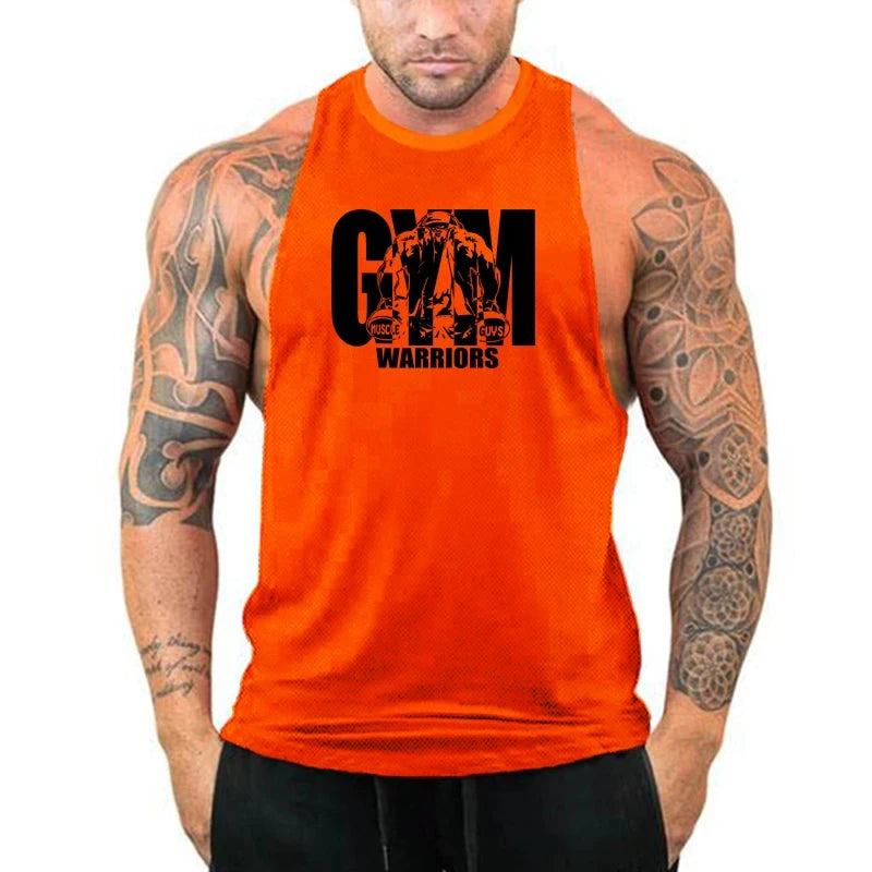 Áo Tank Tập Gym Nam Thoáng Mát Cotton Không Tay - Daisan Mart