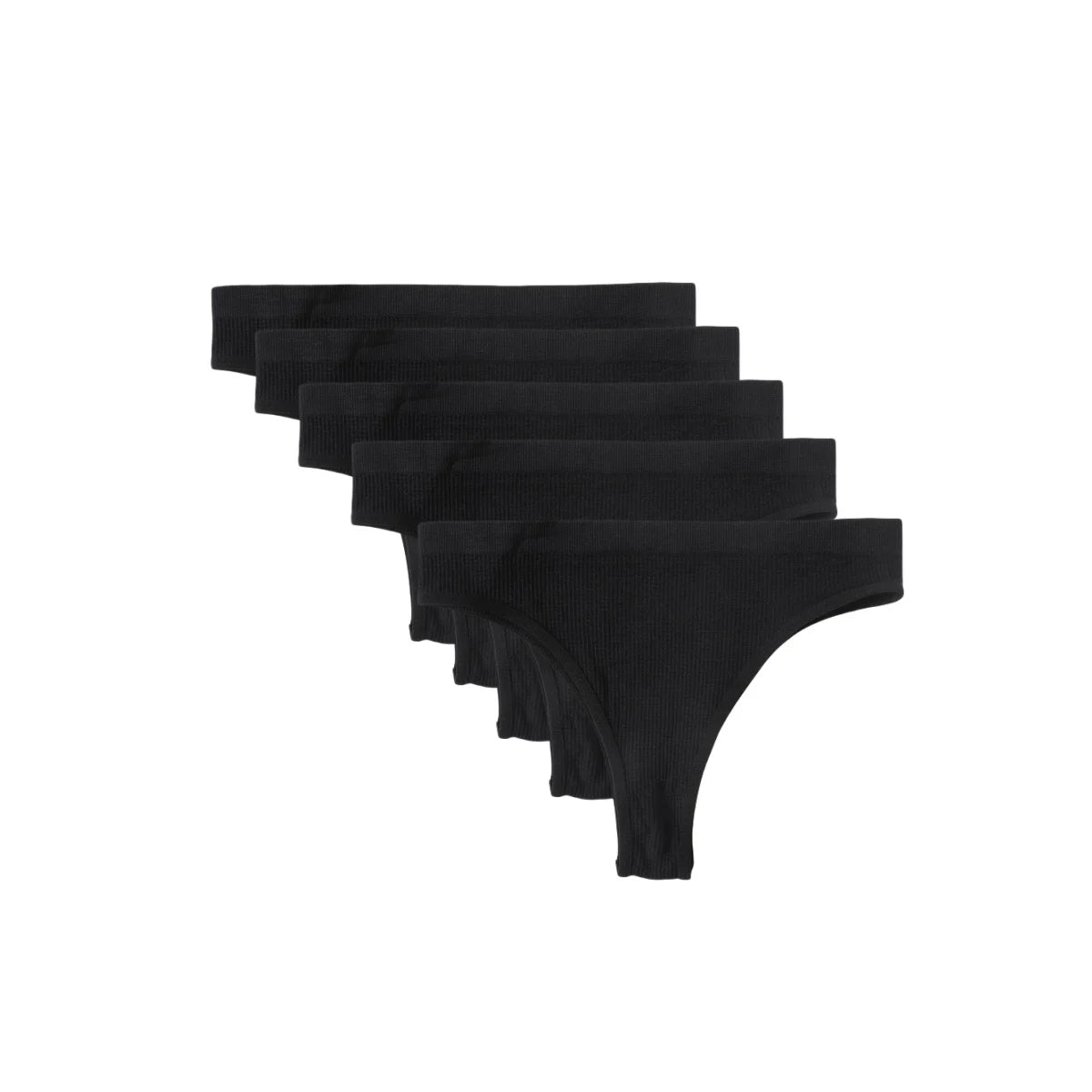 5Pcs/Set Seamless Briefs Women Brazilian Panties Sexy Lingerie Female Underpants Low Rise Bottom Solid Color Underwear ML