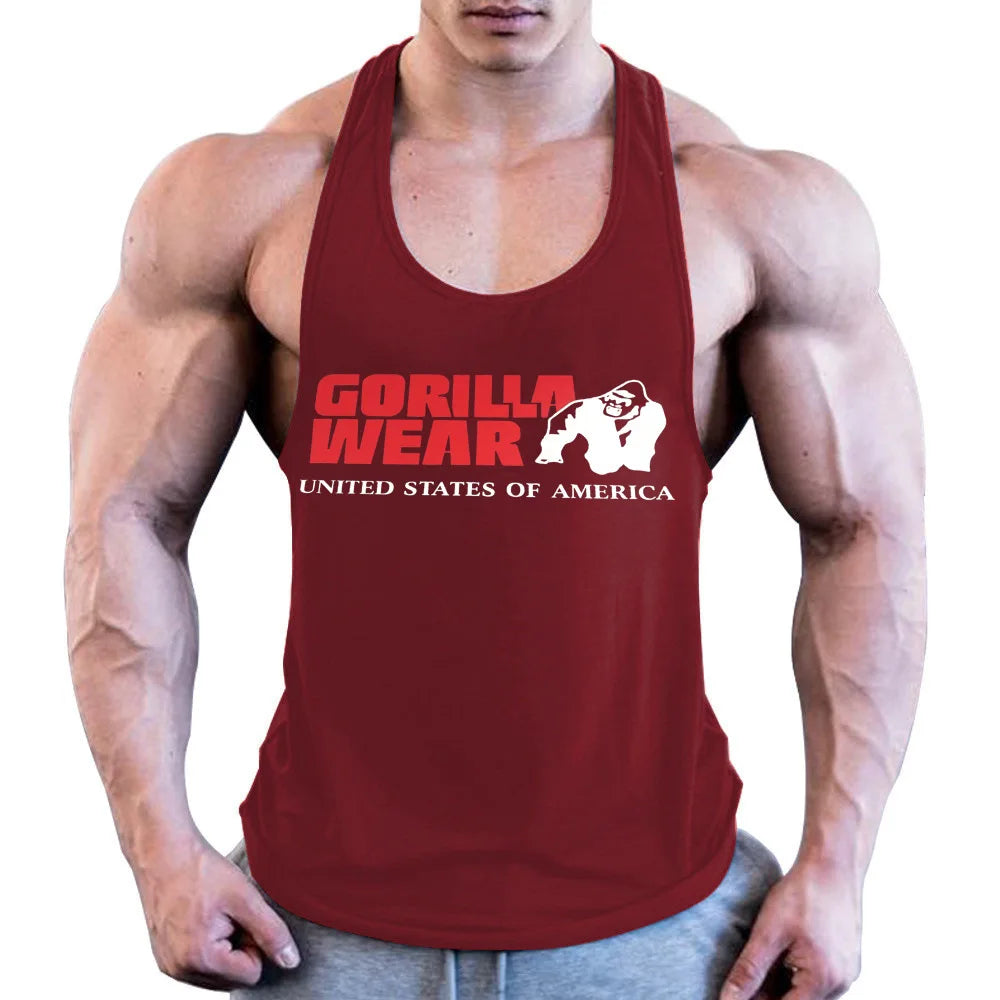 Áo Tank Tập Gym Nam Thoáng Mát Cotton Không Tay - Daisan Mart