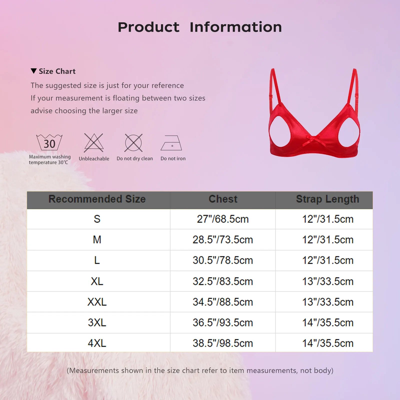 Sexy Lace Bra Open Back Adjustable Sexy Couple Bra