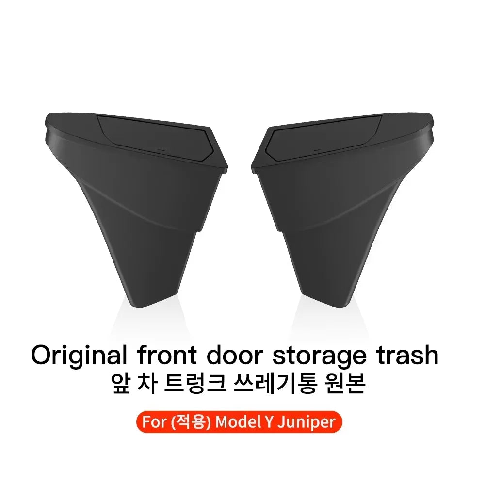 YZ Rear Seat Trash Can For Tesla Model 3 Y Highland Juniper Rear Interior Storage Box Magnetic garbage bin Car Accessories - Daisan Mart