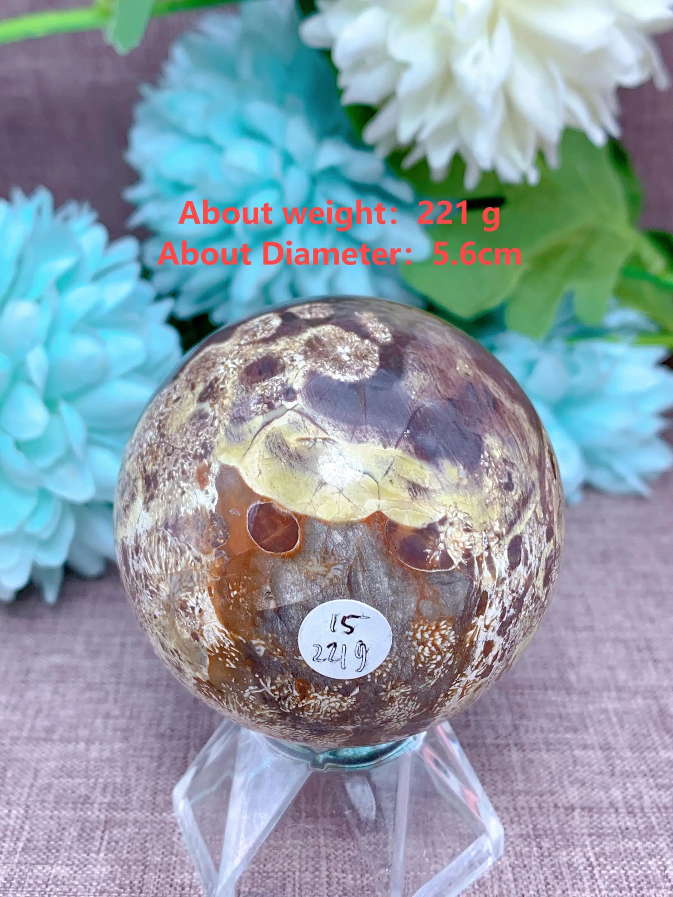 ###Orange Quartz Ball - Decoration &amp; Healing Meditation
