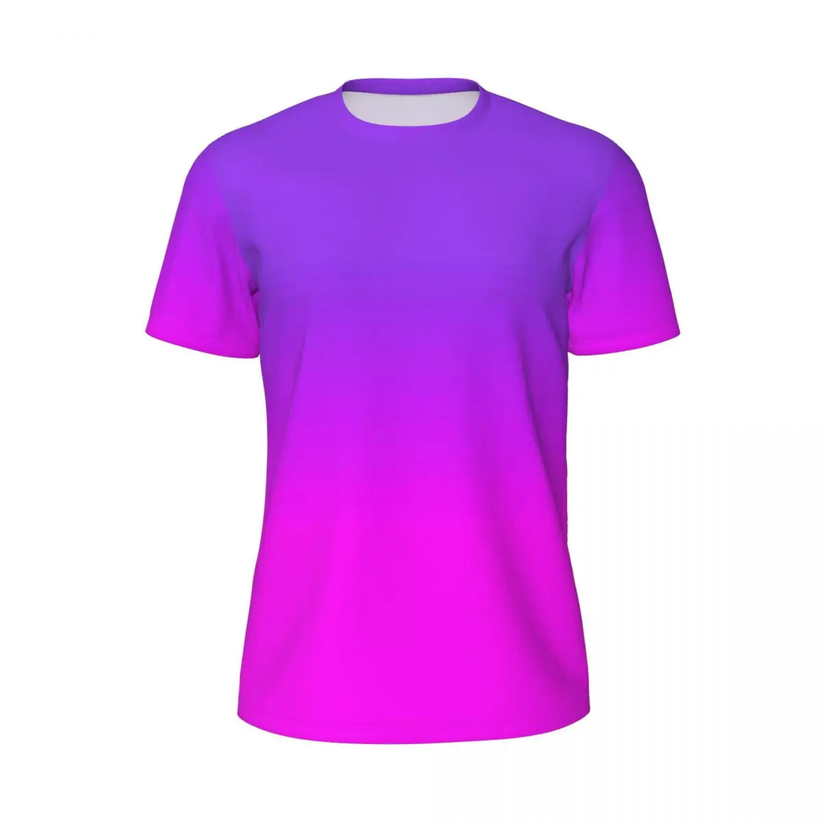 Men's Purple Pink Ombre T-Shirt Summer Fashion Stylish