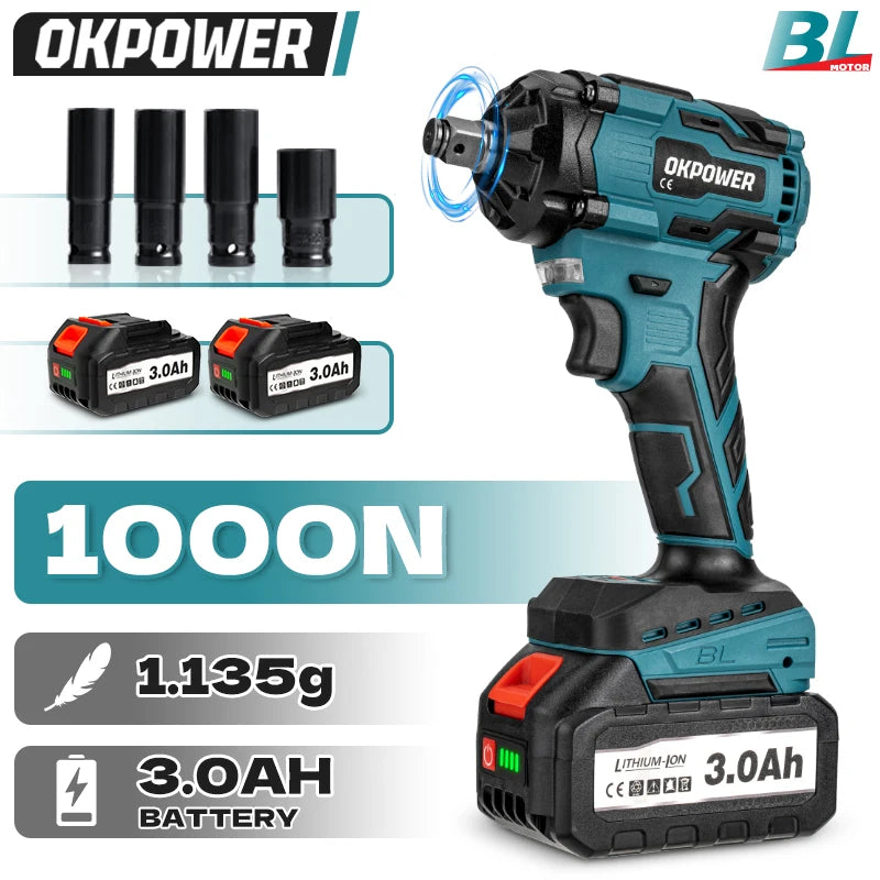 Makita 1000N.M Brushless Electric Impact Wrench